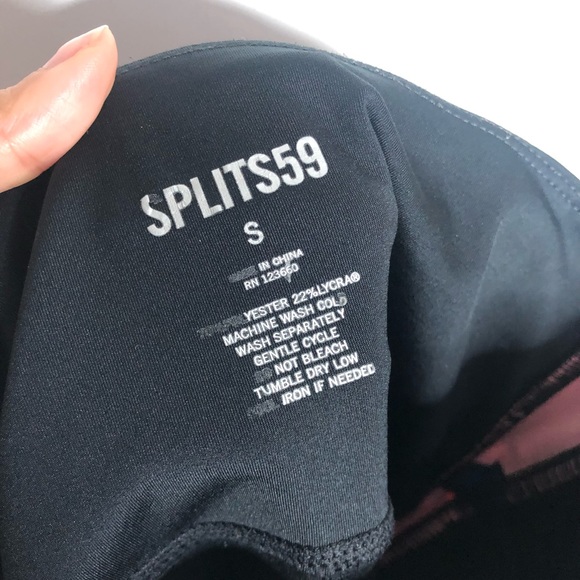 SPLITS59 Claire High Rise Black Pink Camo Legging - Picture 9 of 9